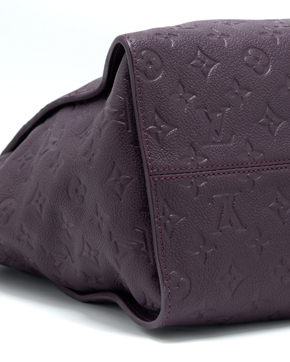 AAA Replica Louis Vuitton LV PETILLANCE TOTE BAG MONOGRAM EMPREINTE DARK PURPLE GHW