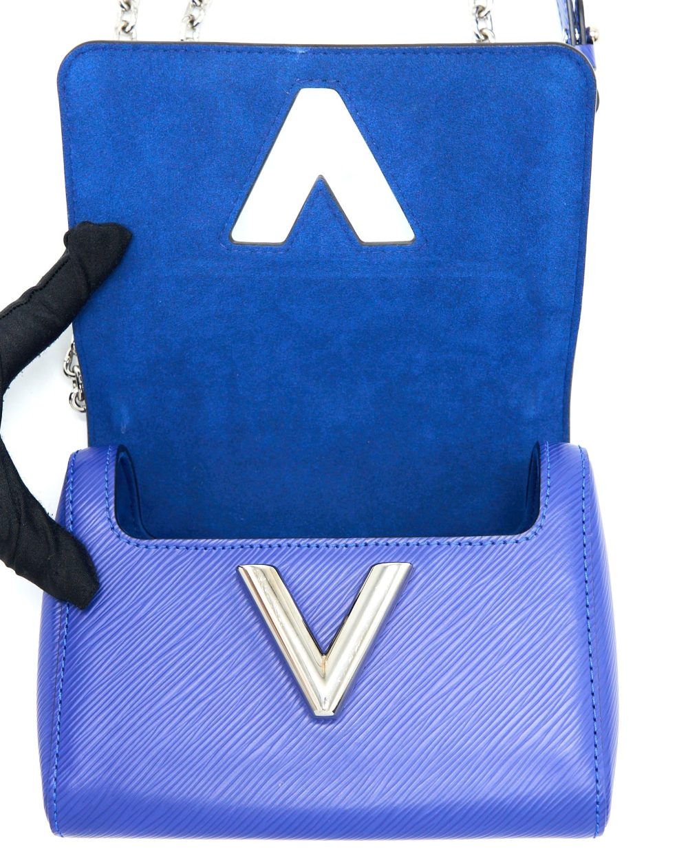 AAA Replica Louis Vuitton LV TWIST PM EPI BLUE SHW
