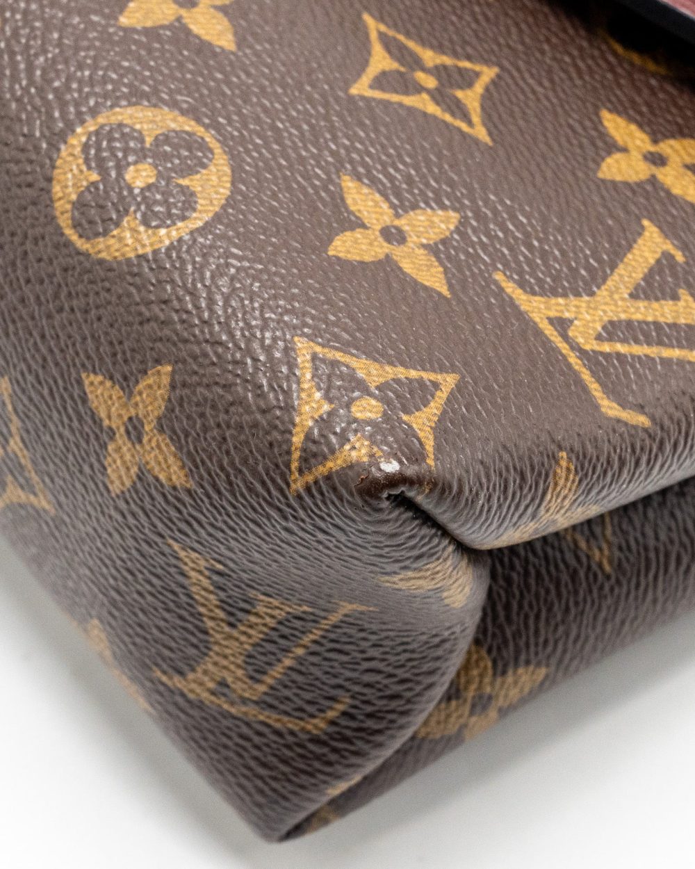 AAA Replica Louis Vuitton LV SAINT PLACIDE MONOGRAM CANVAS RASPBERRY GHW 