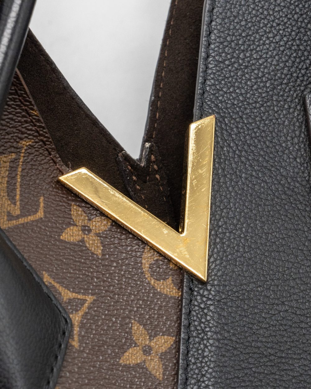 AAA Replica Louis Vuitton LV KIMONO TOTE BAG LEATHER / MONOGRAM CANVAS GHW