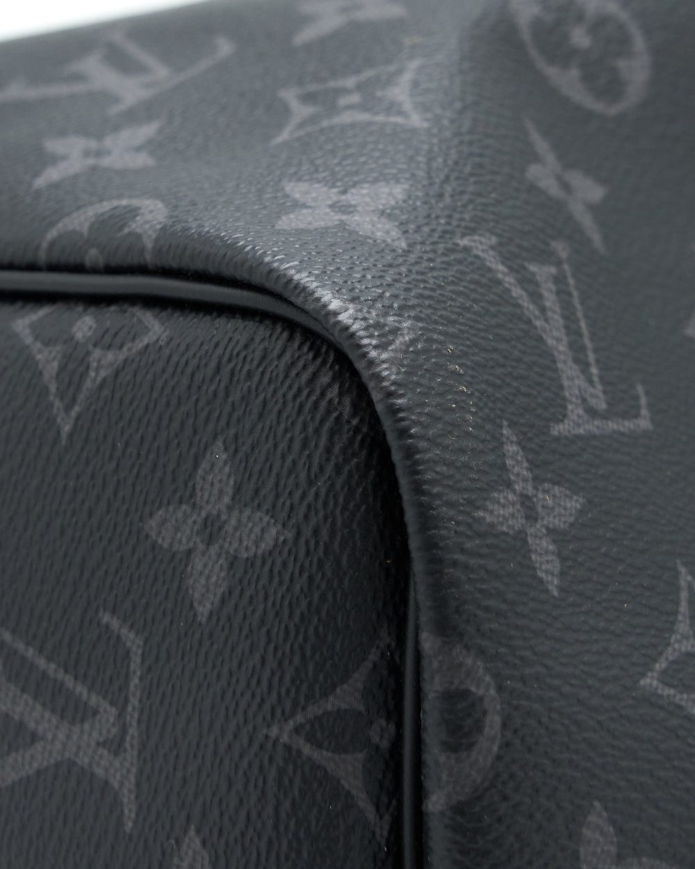 AAA Replica Louis Vuitton LV KEEPALL 55 WITH SHOULDER STRAP MONOGRAM ECLIPSE CANVAS SHW