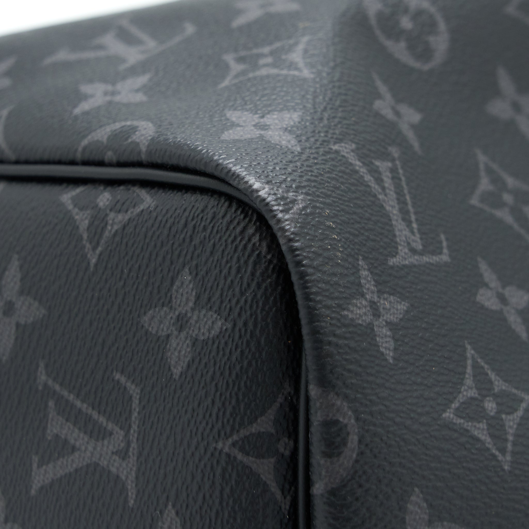 AAA Replica Louis Vuitton LV KEEPALL 55 WITH SHOULDER STRAP MONOGRAM ECLIPSE CANVAS SHW