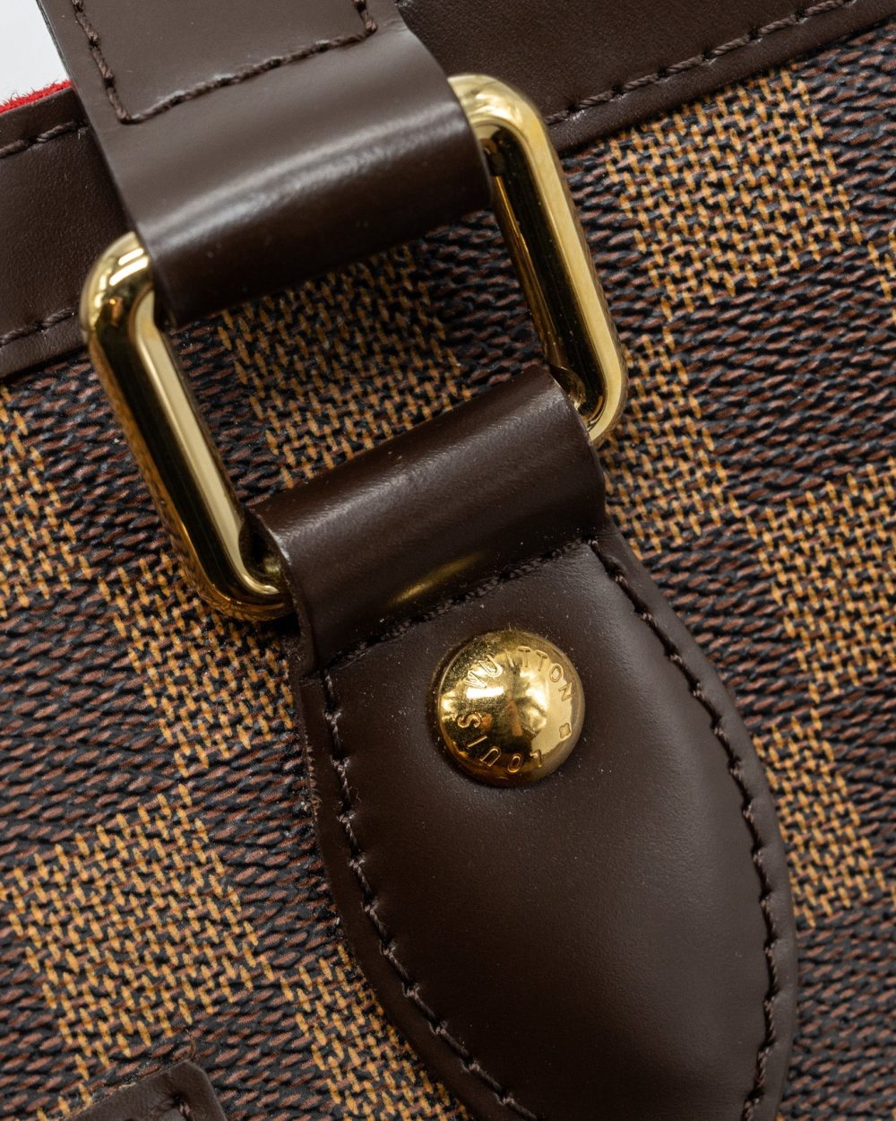 AAA Replica Louis Vuitton LV HAMPSTEAD TOTE BAG DAMIER EBENE GHW