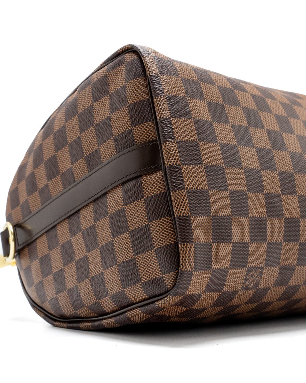 AAA Replica Louis Vuitton LV SPEEDY BANDOULIERE 30 DAMIER EBENE GHW