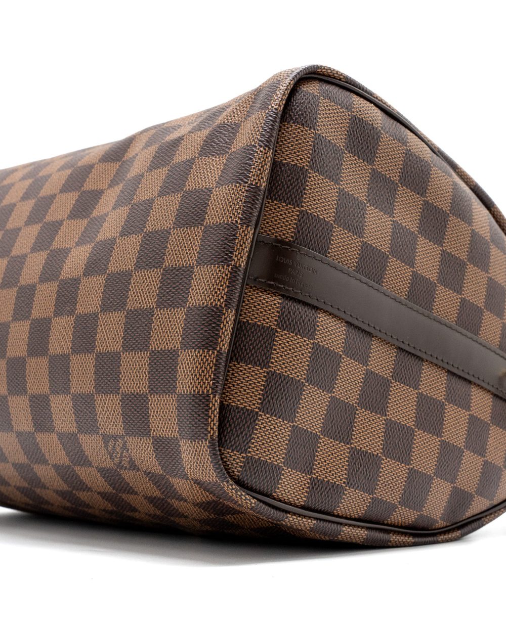 AAA Replica Louis Vuitton LV SPEEDY BANDOULIERE 30 DAMIER EBENE GHW