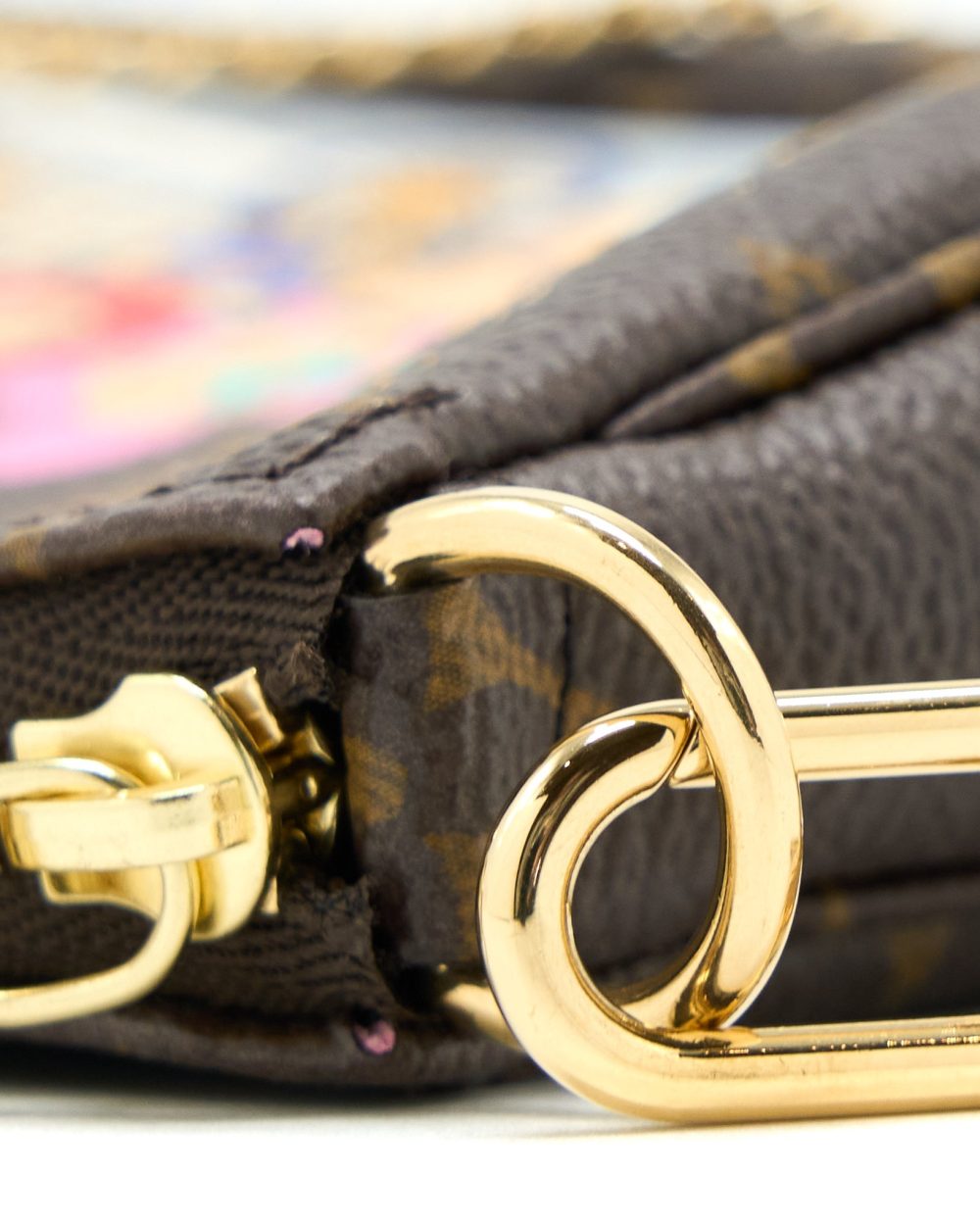 AAA Replica Louis Vuitton LV 2022 CHRISTMAS LIMITED MINI POCHETTE ACCESSORIES MONOGRAM CANVAS PARIS BOUTIQUE GHW