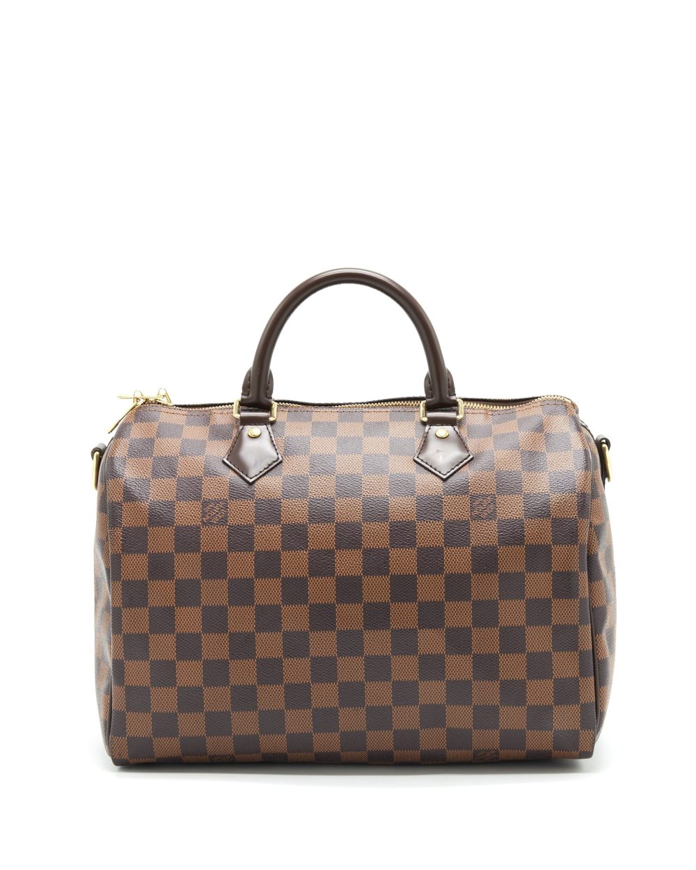 AAA Replica Louis Vuitton LV SPEEDY BANDOULIERE 30 DAMIER EBENE