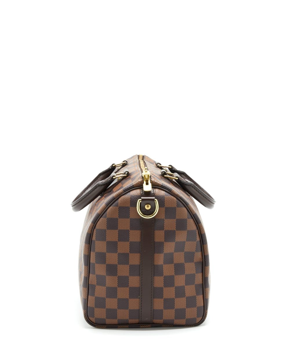AAA Replica Louis Vuitton LV SPEEDY BANDOULIERE 30 DAMIER EBENE