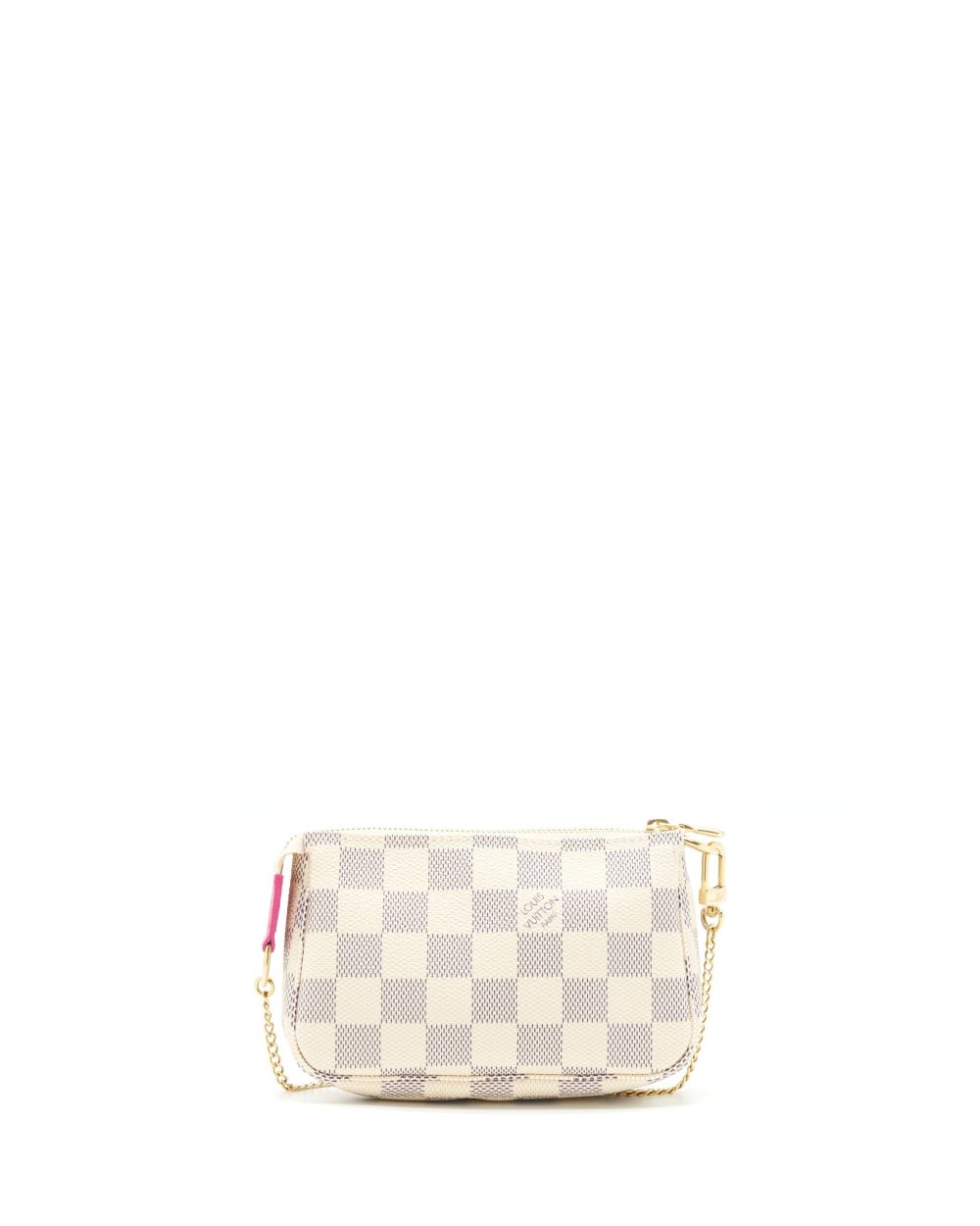AAA Replica Louis Vuitton LV CHRISTMAS LIMITED MINI POCHETTE ACCESSORIES DAMIER AZUR CANVAS