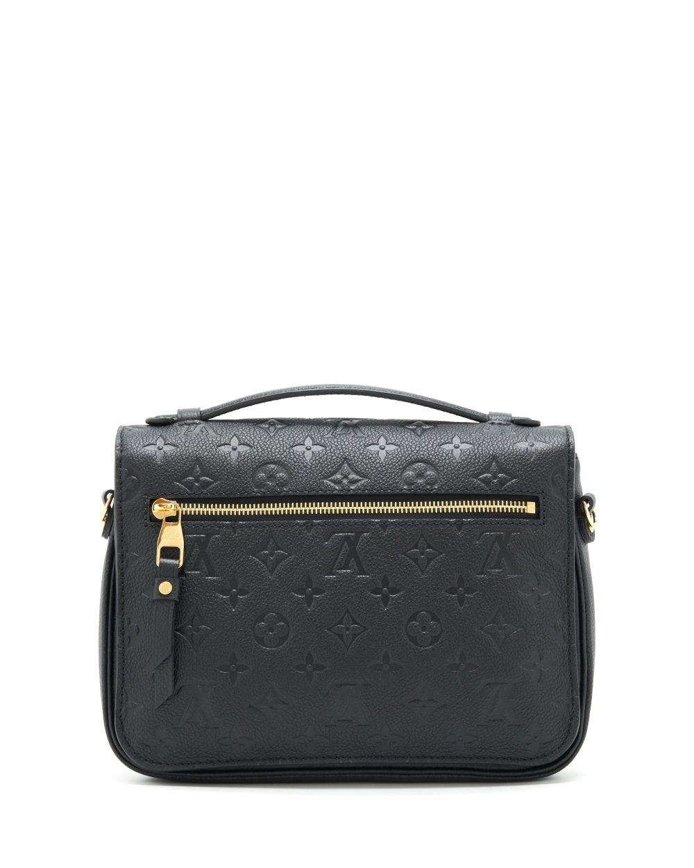 AAA Replica Louis Vuitton LV METIS POCHETTE MONOGRAM EMPREINTE BLACK GHW