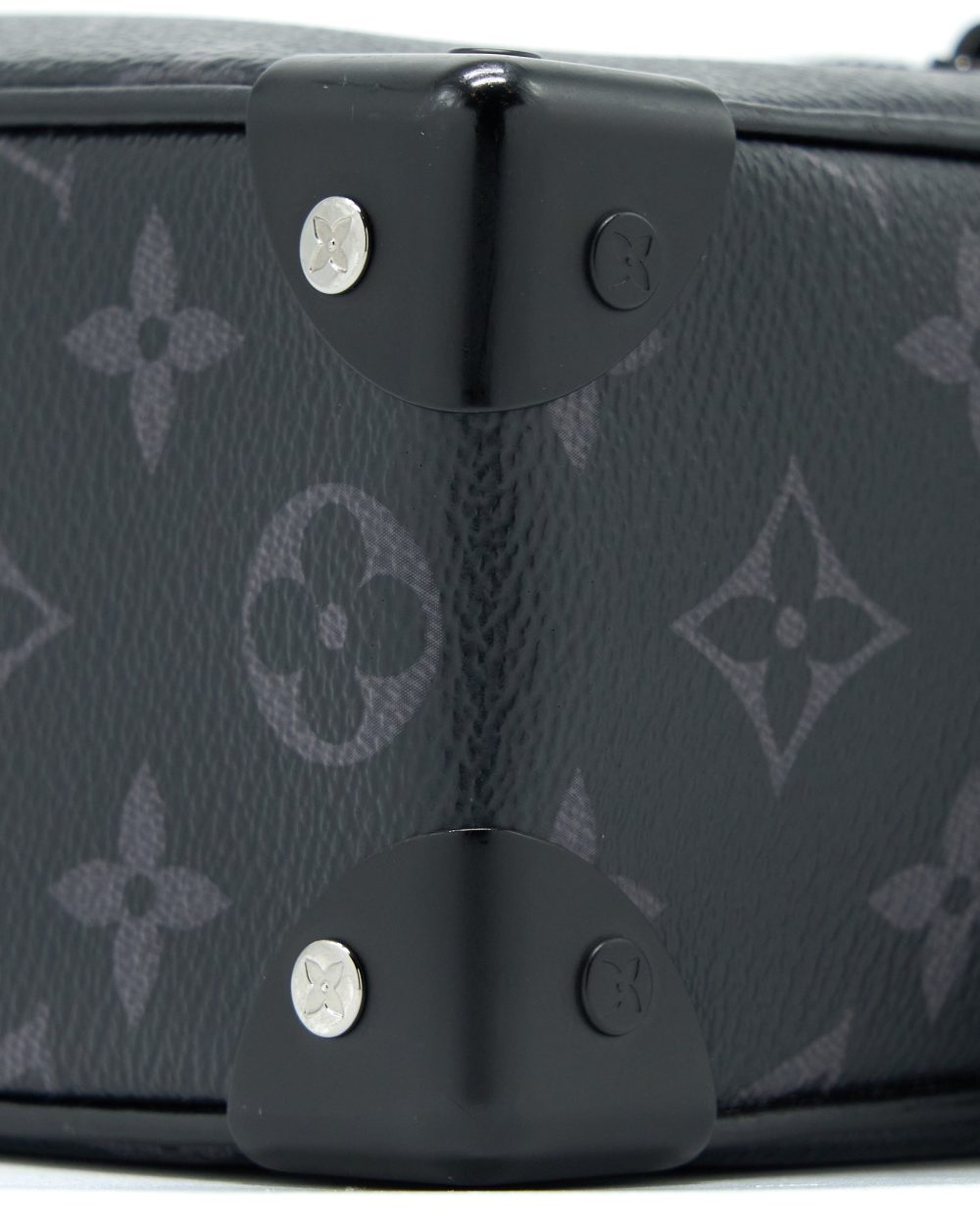 AAA Replica Louis Vuitton LV MINI SOFT TRUNK MONOGRAM ECLIPSE CANVAS MATTE-BLACK HARDWARE