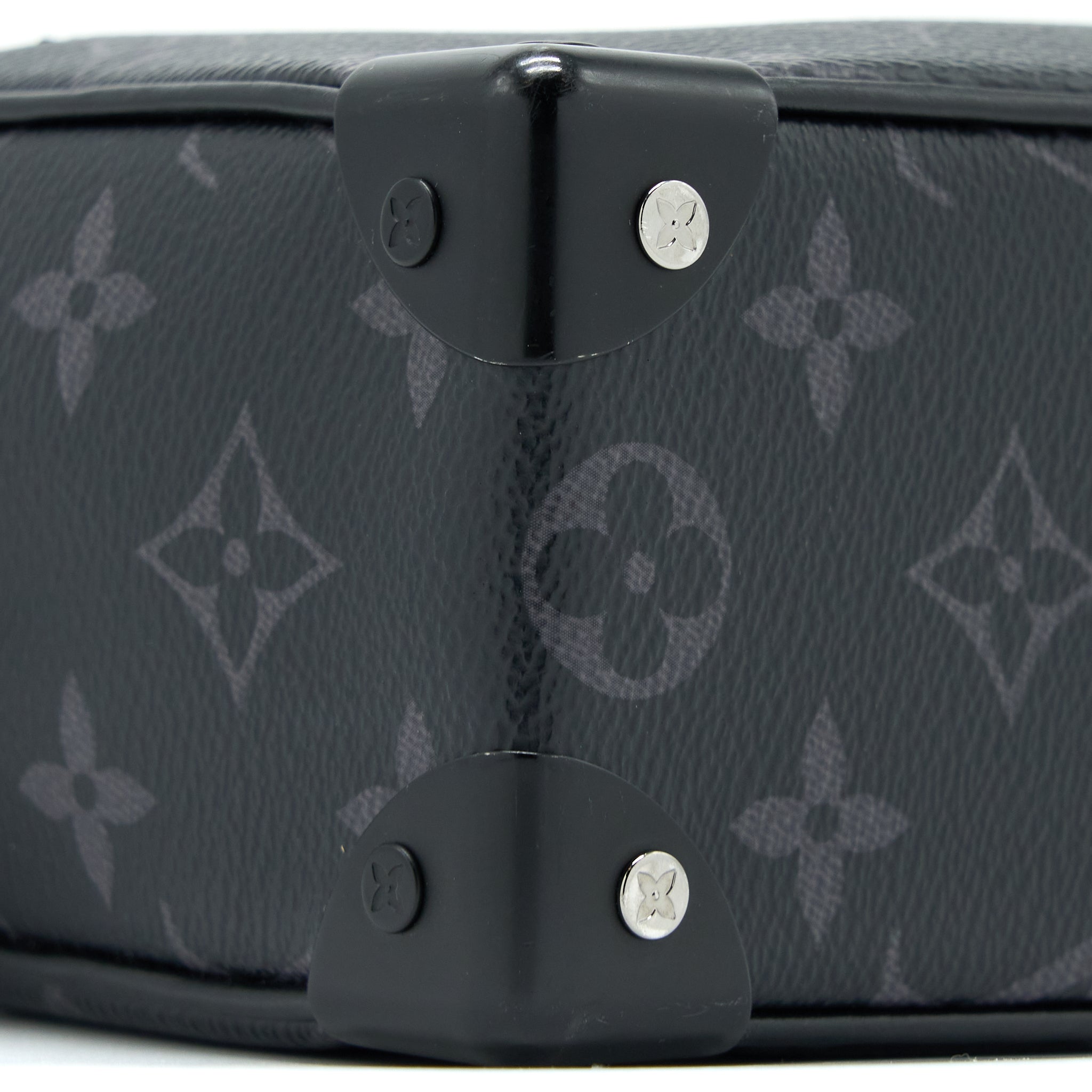 AAA Replica Louis Vuitton LV MINI SOFT TRUNK MONOGRAM ECLIPSE CANVAS MATTE-BLACK HARDWARE
