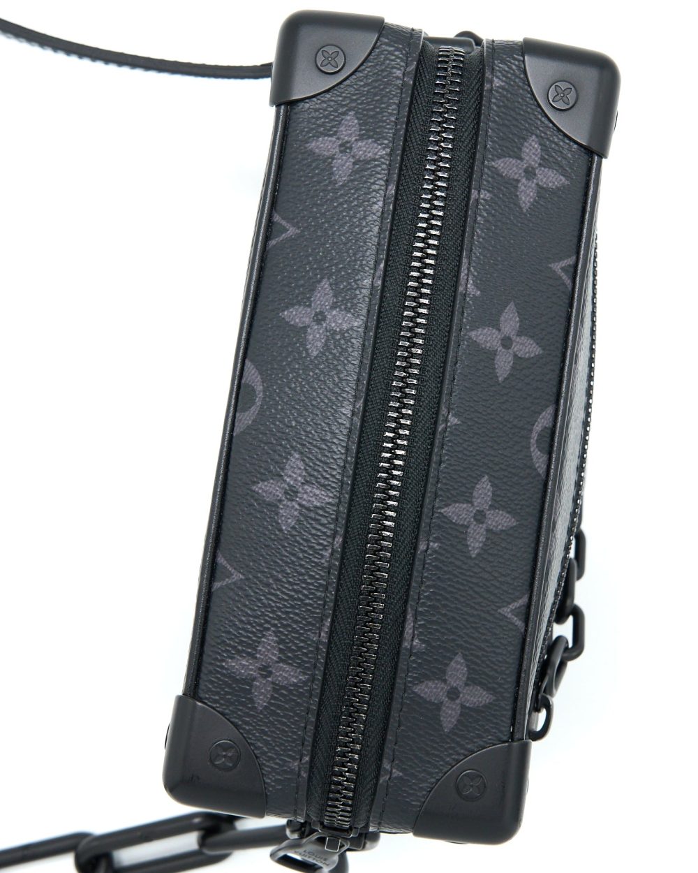 AAA Replica Louis Vuitton LV MINI SOFT TRUNK MONOGRAM ECLIPSE CANVAS MATTE-BLACK HARDWARE