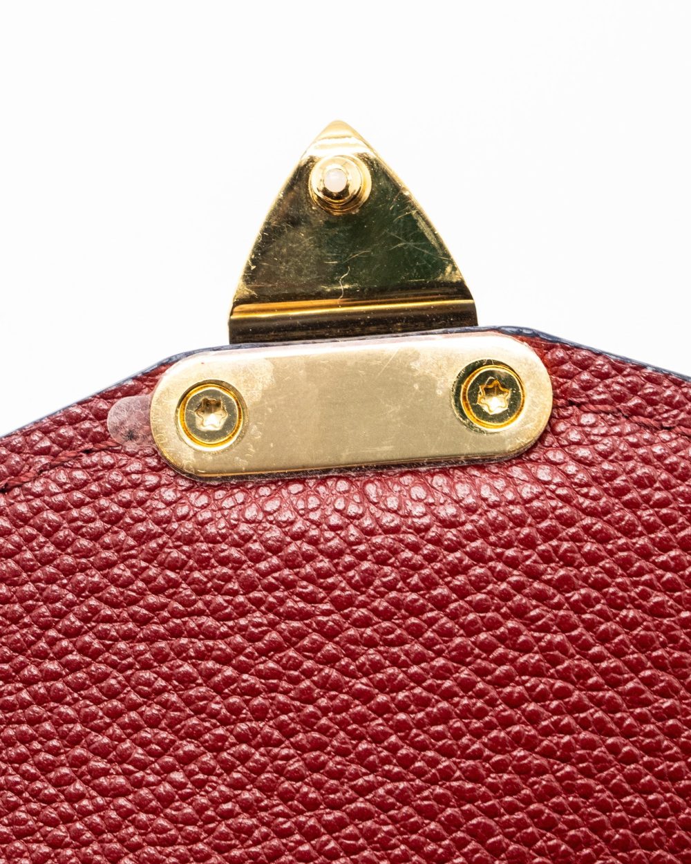 AAA Replica Louis Vuitton LV POCHETTE MÉTIS MONOGRAM EMPREINTE RED GHW