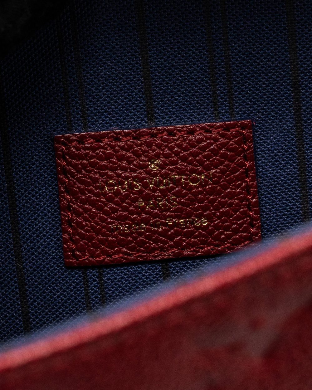 AAA Replica Louis Vuitton LV POCHETTE MÉTIS MONOGRAM EMPREINTE RED GHW
