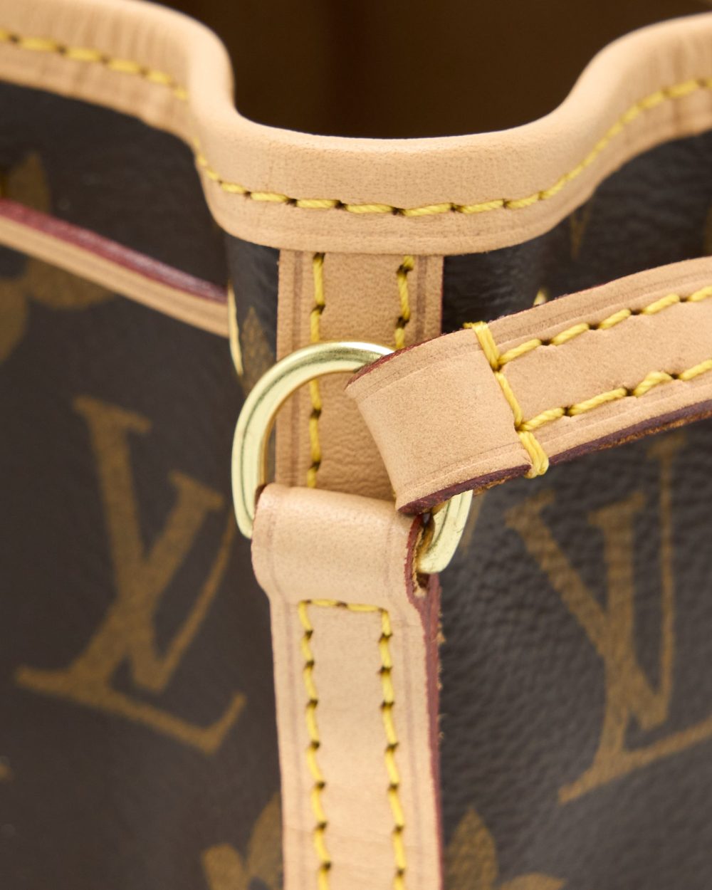 AAA Replica Louis Vuitton LV NANO NOE MONOGRAM CANVAS GHW