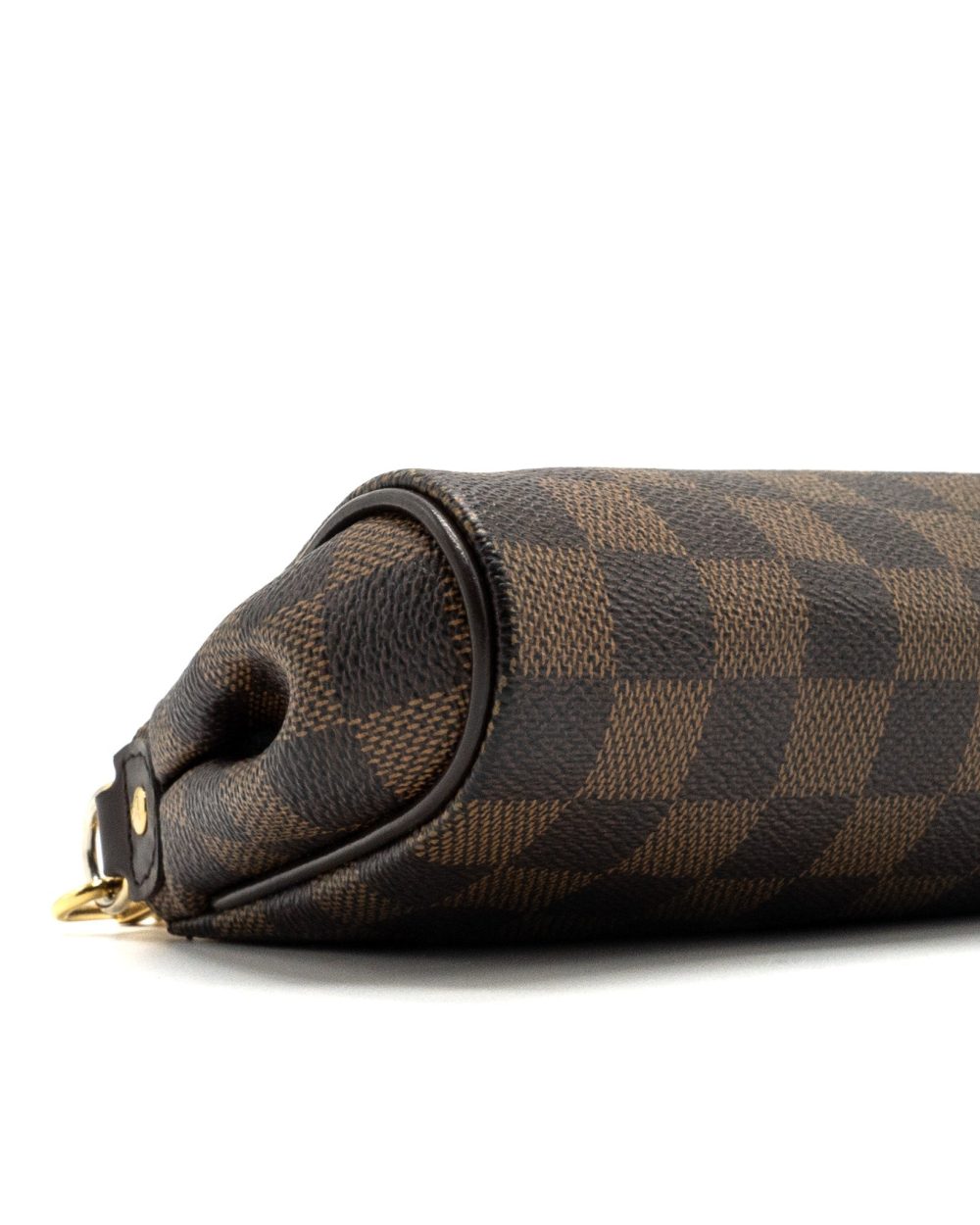 AAA Replica Louis Vuitton LV EVA POCHETTE DAMIER EBENE GHW