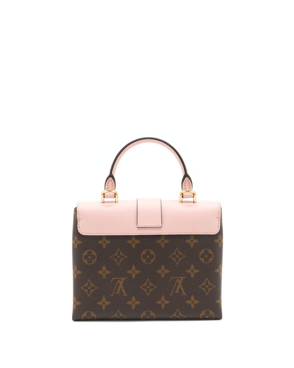 AAA Replica Louis Vuitton LV LOCKY BB MONOGRAM CANVAS / ROSE POUDRE