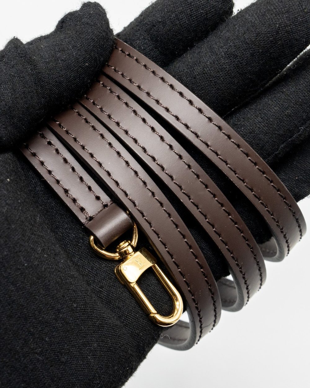 AAA Replica Louis Vuitton LV ALMA BB WITH BRAIDED HANDLES DAMIER EBENE CANVAS GHW