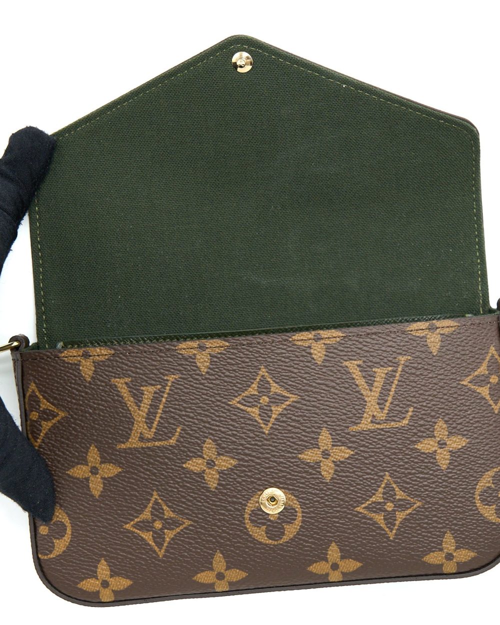 AAA Replica Louis Vuitton LV FELICIE STRAP&GO MONOGRAM CANVAS GHW
