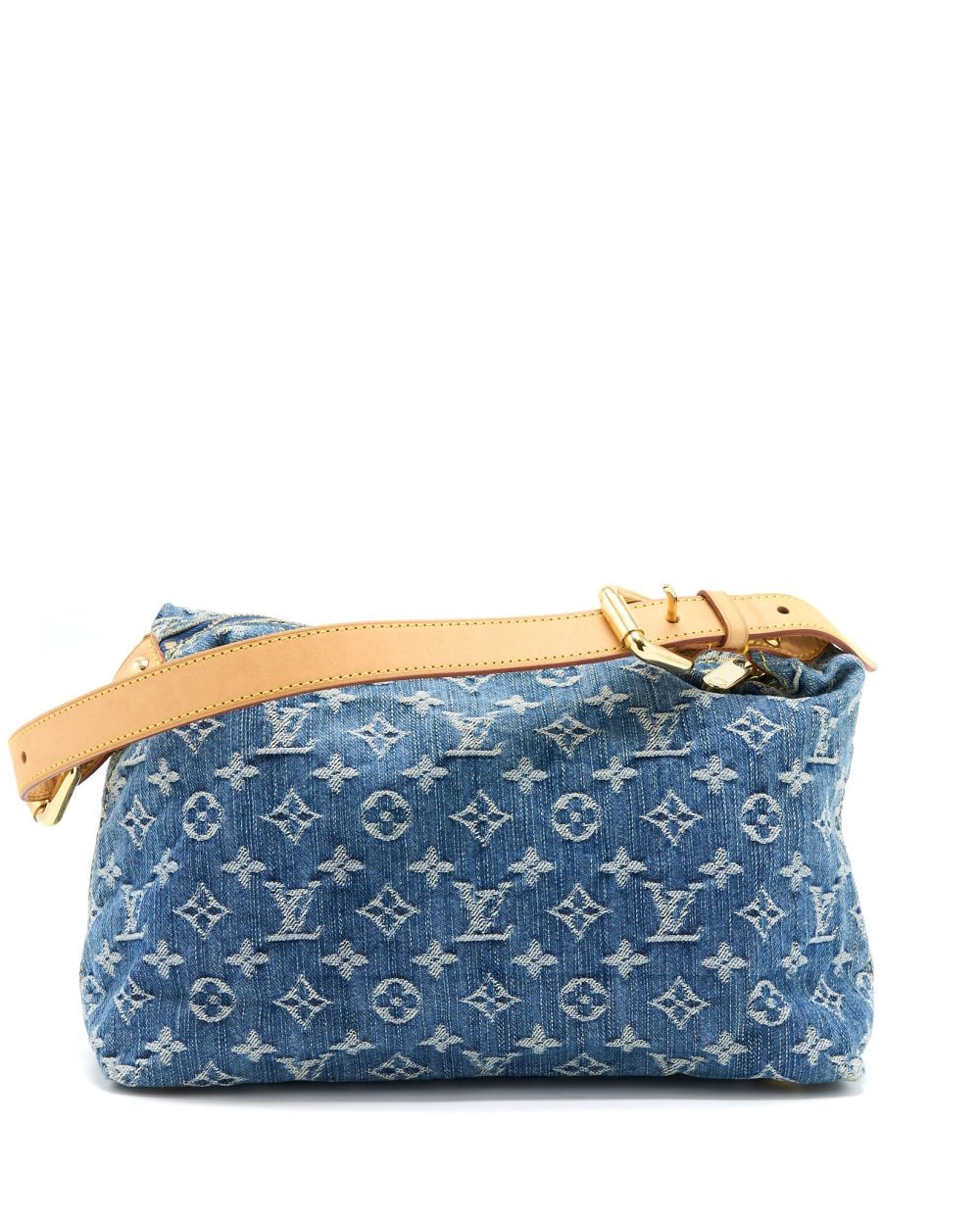 AAA Replica Louis Vuitton LV BUGGY BAG MONOGRAM DENIM GHW