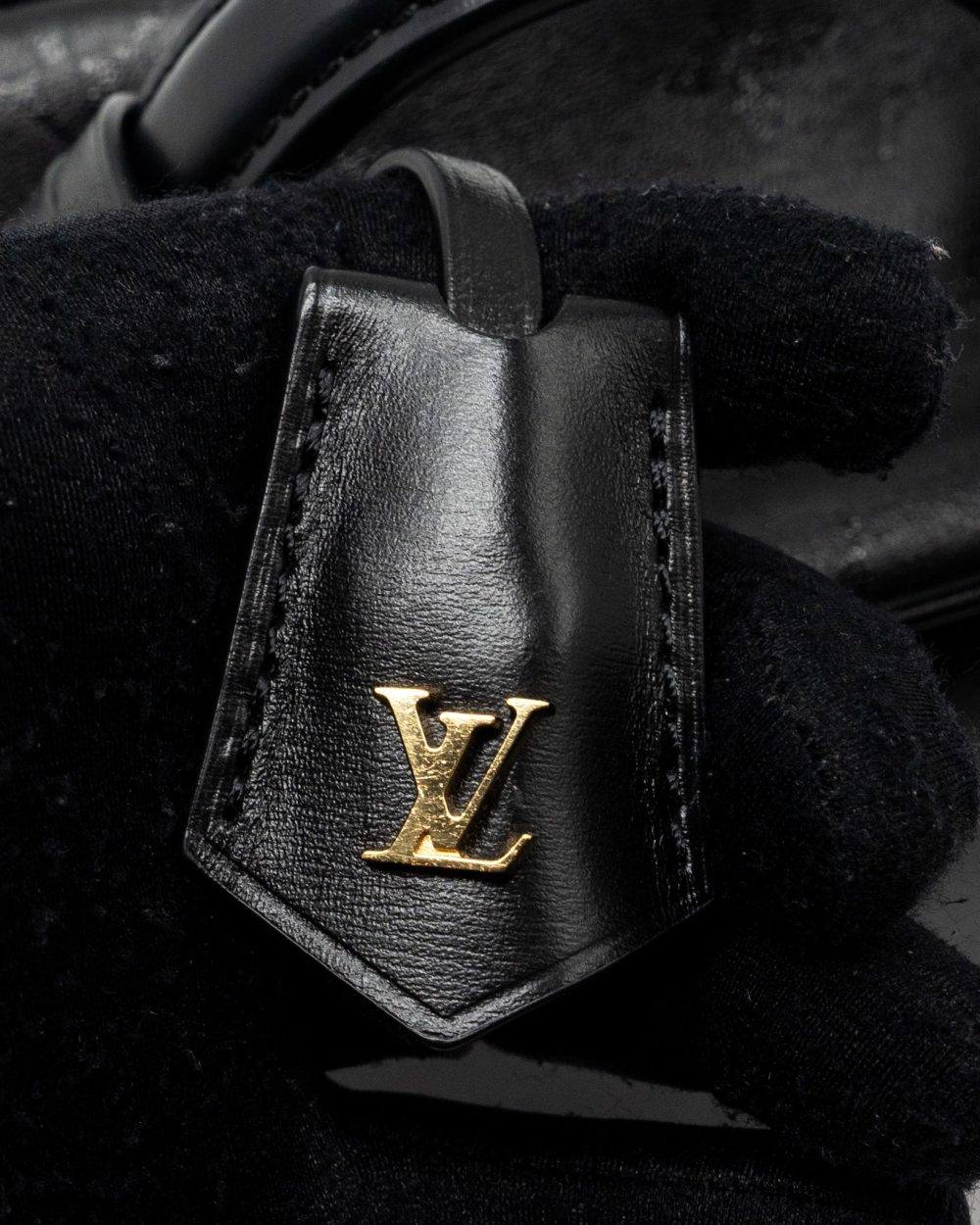 AAA Replica Louis Vuitton LV VANITY PM MONOGRAM LAMBSKIN BLACK GHW