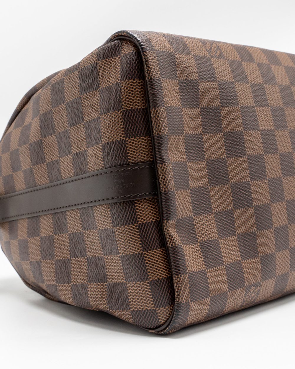 AAA Replica Louis Vuitton LV SPEEDY BANDOULIERE 30 DAMIER EBENE CANVAS GHW