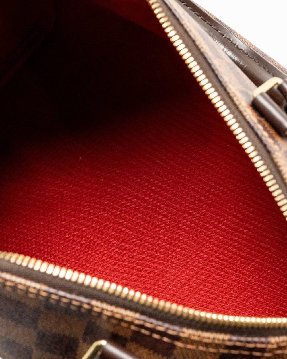 AAA Replica Louis Vuitton LV SPEEDY BANDOULIERE 30 DAMIER EBENE CANVAS GHW