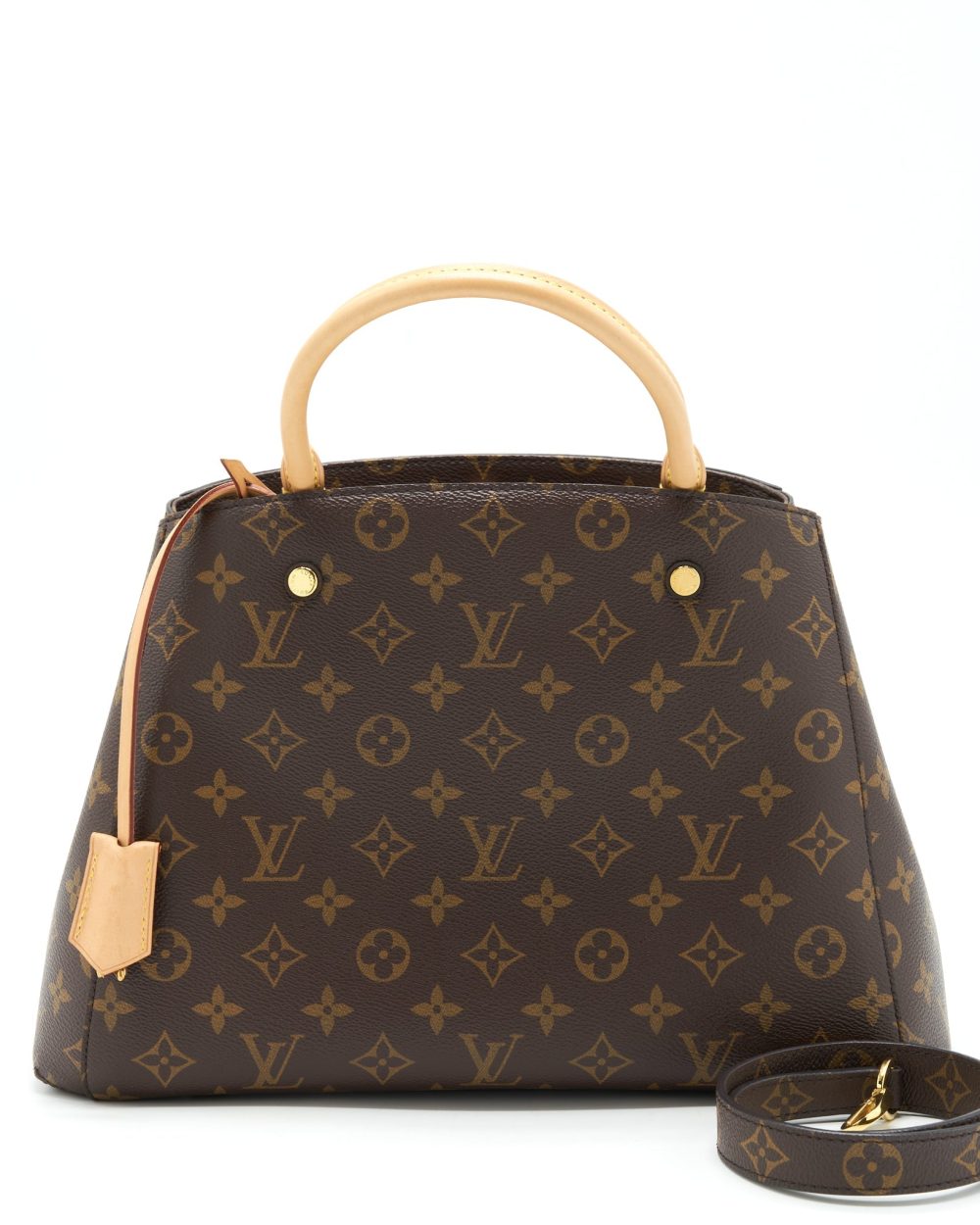 AAA Replica Louis Vuitton LV MONTAIGNE MM MONOGRAM CANVAS YEAR 2016