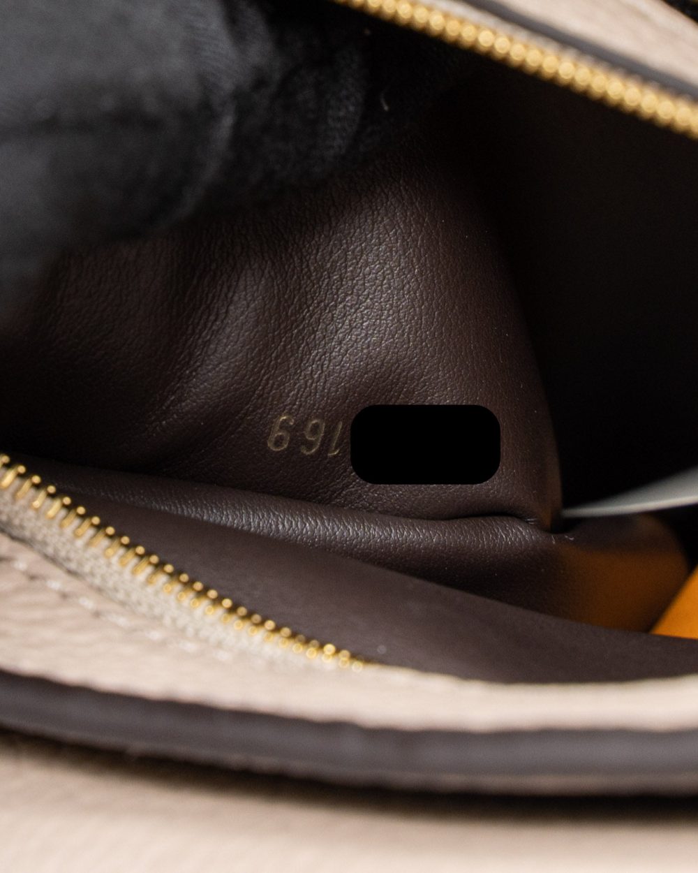 AAA Replica Louis Vuitton LV CAPUCINES BB TAURILLON GALET GHW