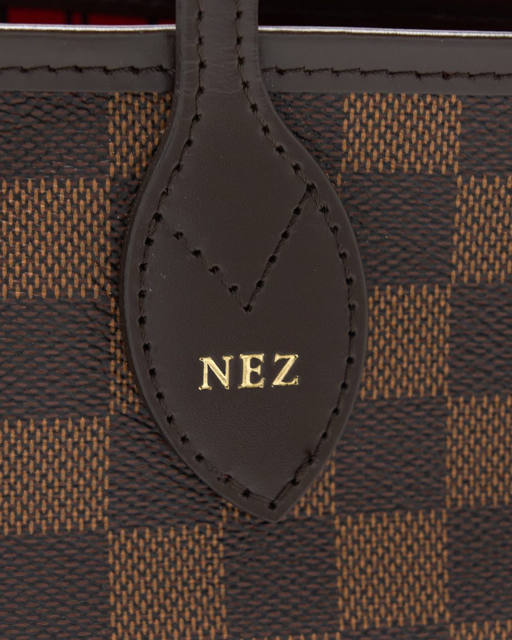 AAA Replica Louis Vuitton LV NEVERFULL PM DAMIER EBENE CANVAS GHW