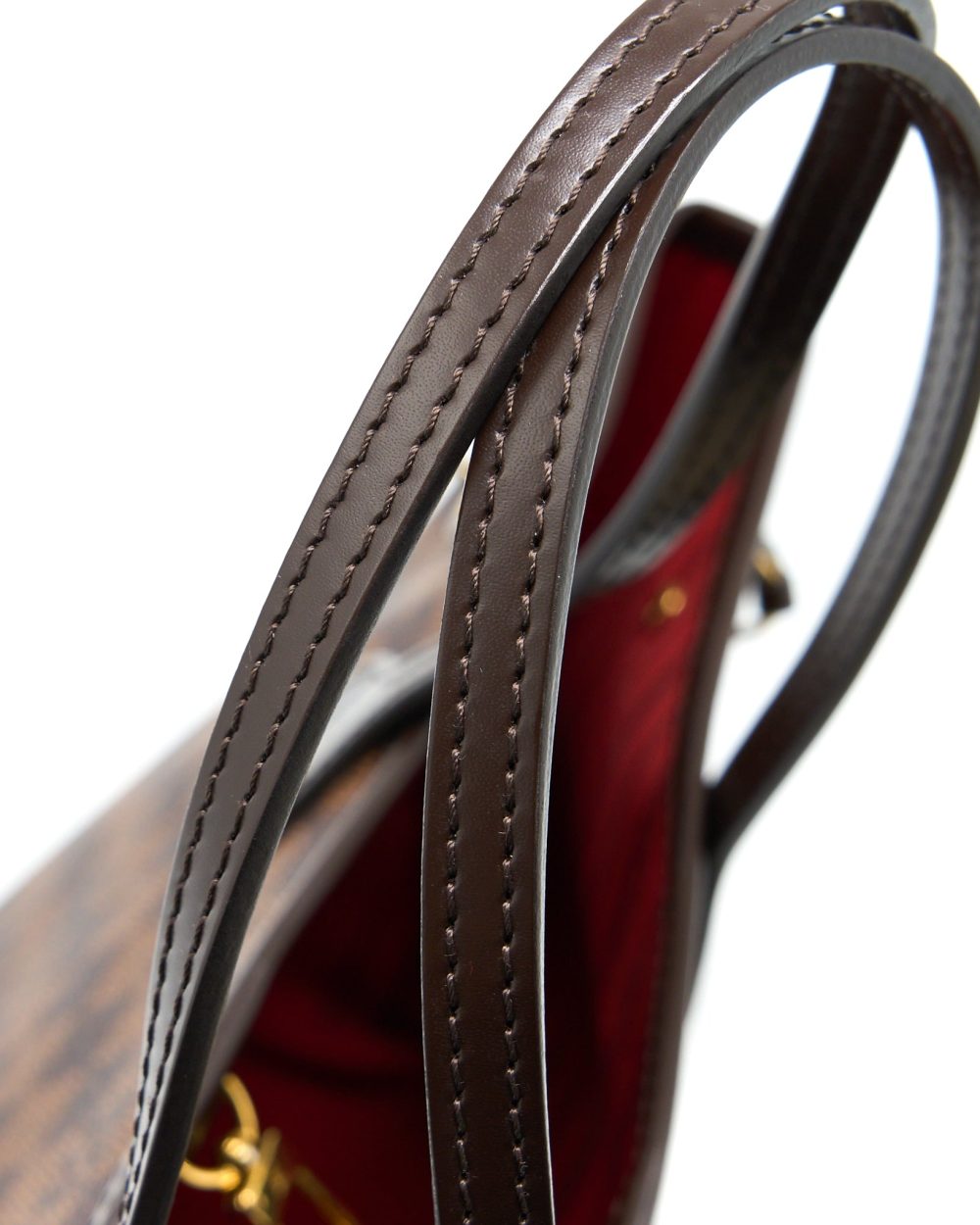 AAA Replica Louis Vuitton LV NEVERFULL PM DAMIER EBENE CANVAS GHW