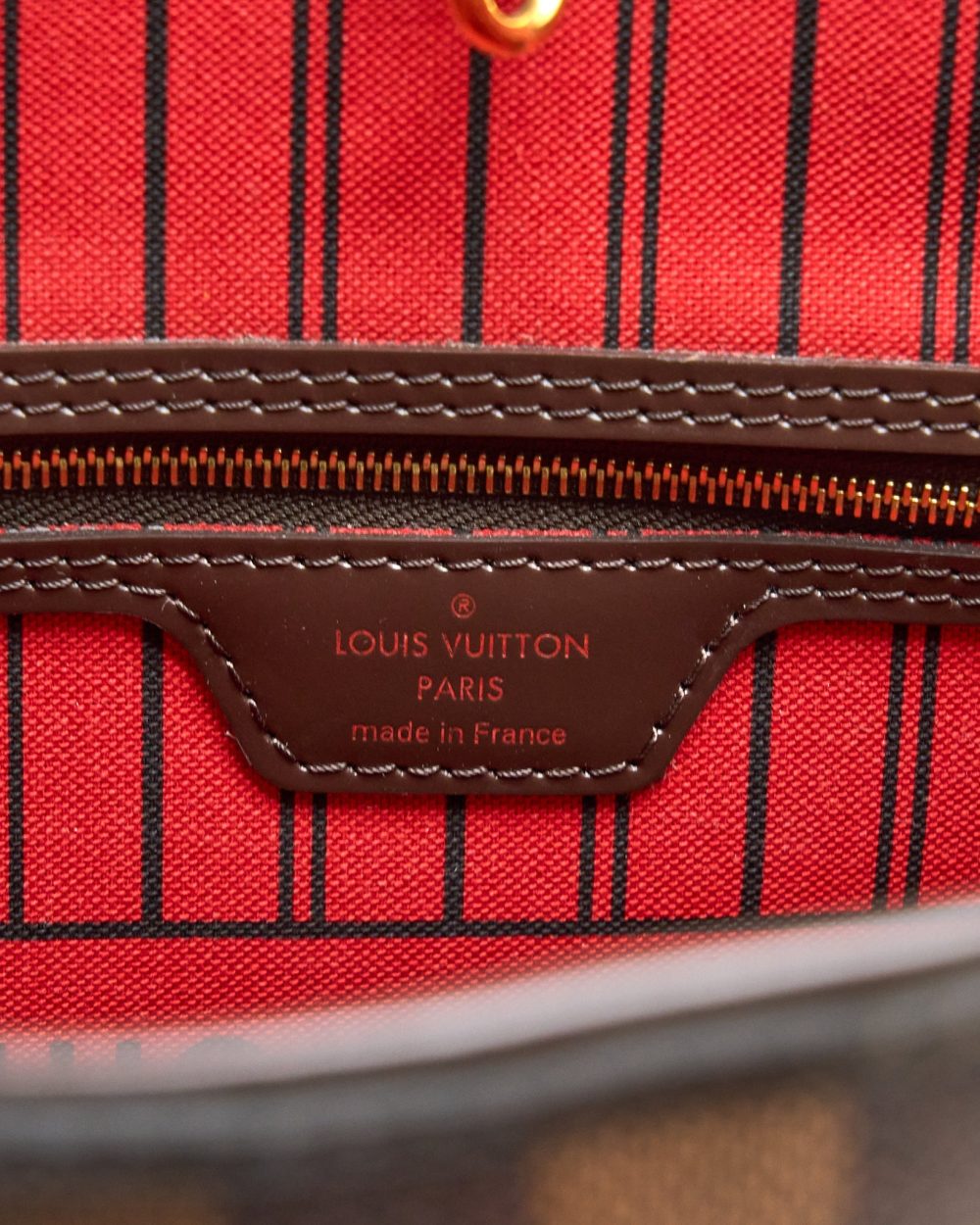 AAA Replica Louis Vuitton LV NEVERFULL PM DAMIER EBENE CANVAS GHW