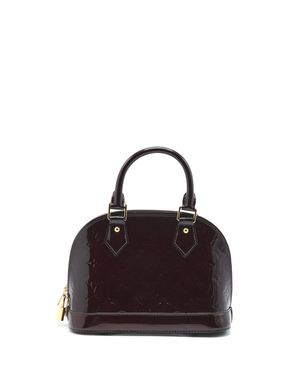 AAA Replica Louis Vuitton LV ALMA BB PATENT AMATANTE GHW