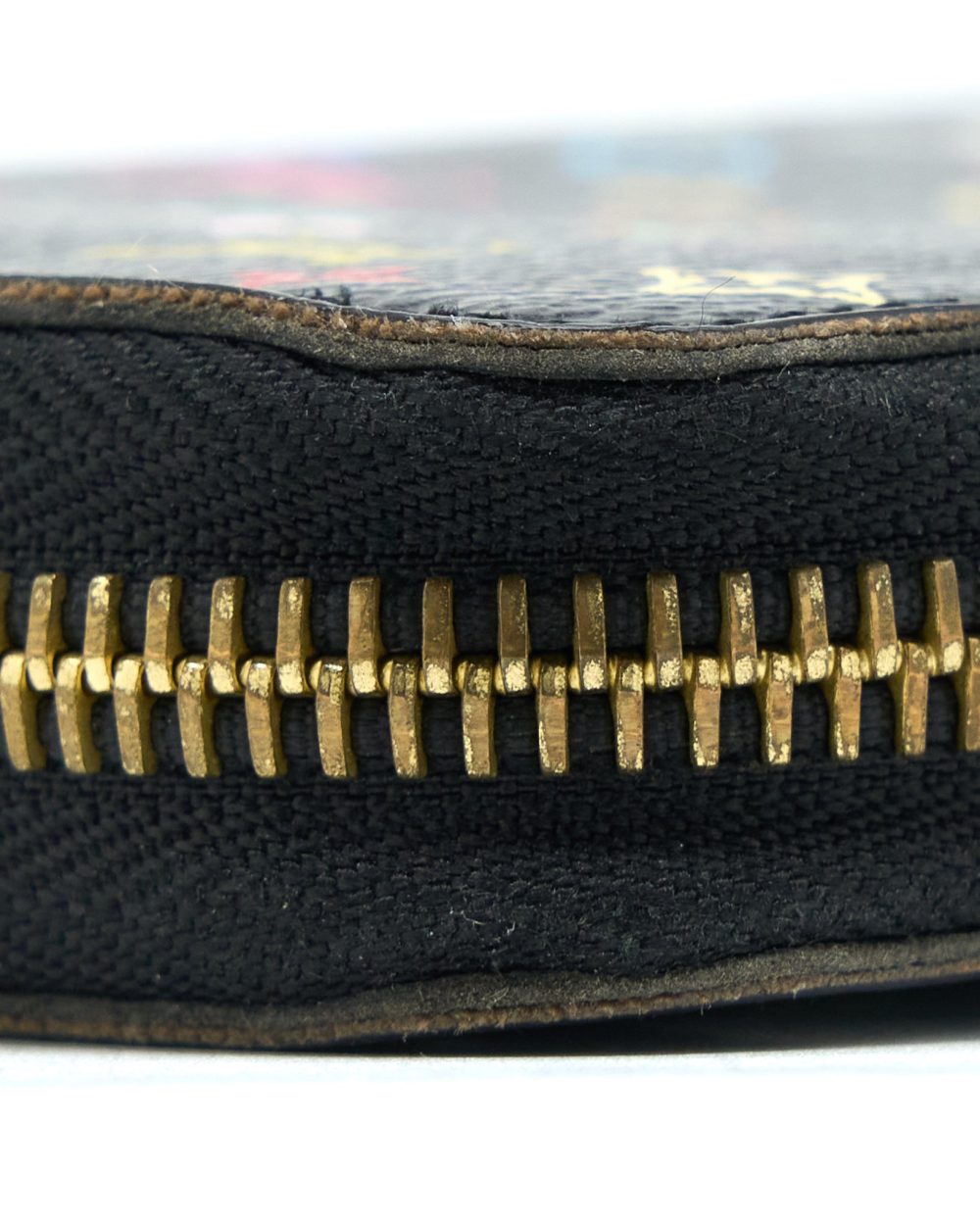 AAA Replica Louis Vuitton LV ZIPPY LONG WALLET BLACK MULTICOLOUR MONOGRAM CANVAS GHW