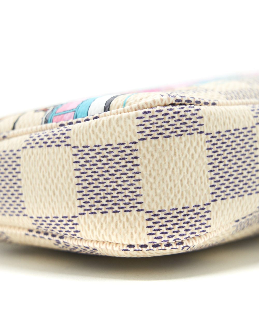 AAA Replica Louis Vuitton LV CHRISTMAS LIMITED MINI POCHETTE ACCESSORIES DAMIER AZUR CANVAS