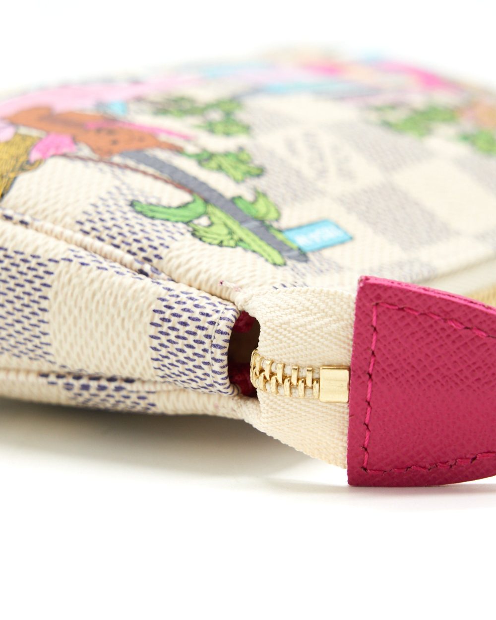 AAA Replica Louis Vuitton LV CHRISTMAS LIMITED MINI POCHETTE ACCESSORIES DAMIER AZUR CANVAS