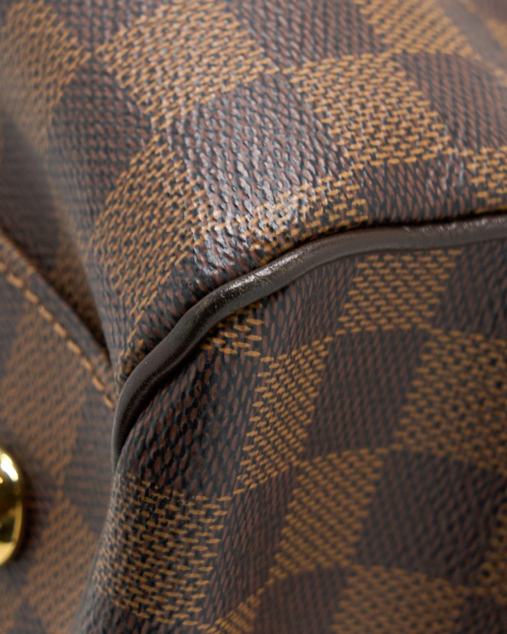 AAA Replica Louis Vuitton LV TREVI BAG DAMIER EBENE CANVAS GHW