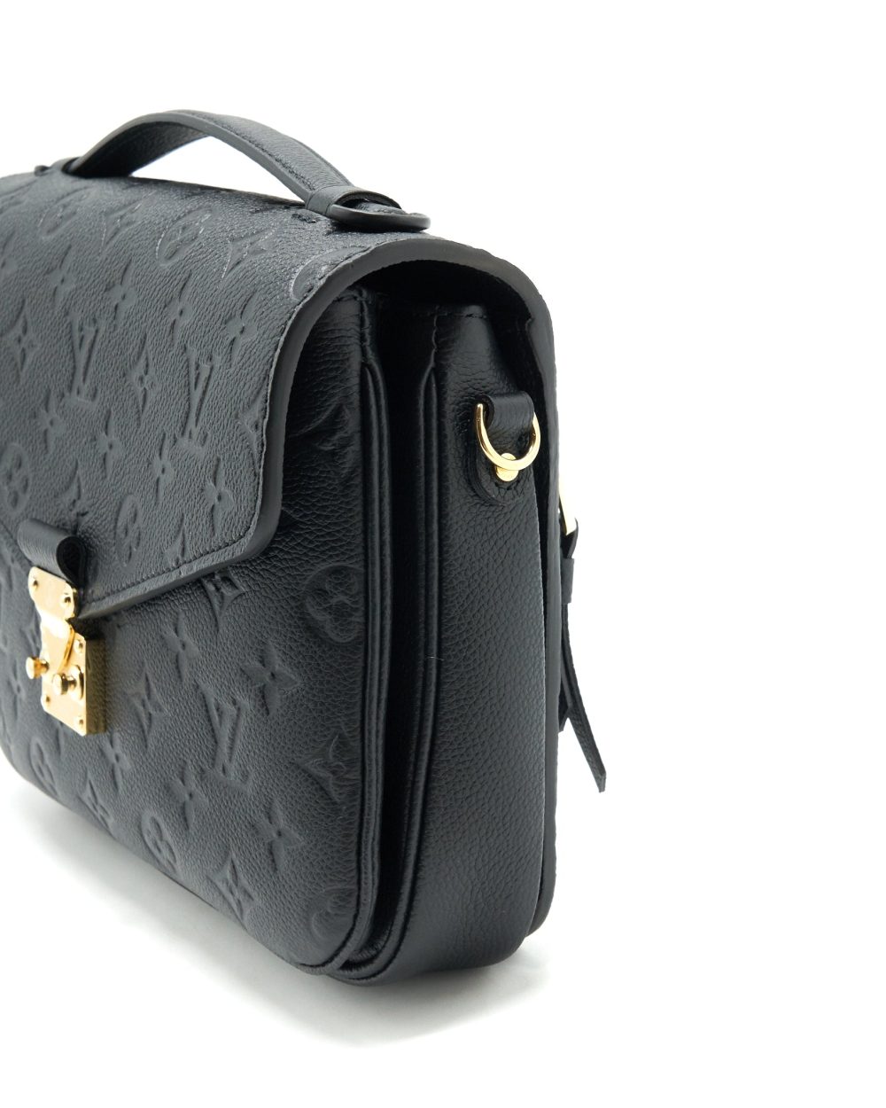 AAA Replica Louis Vuitton LV METIS POCHETTE MONOGRAM EMPREINTE BLACK GHW