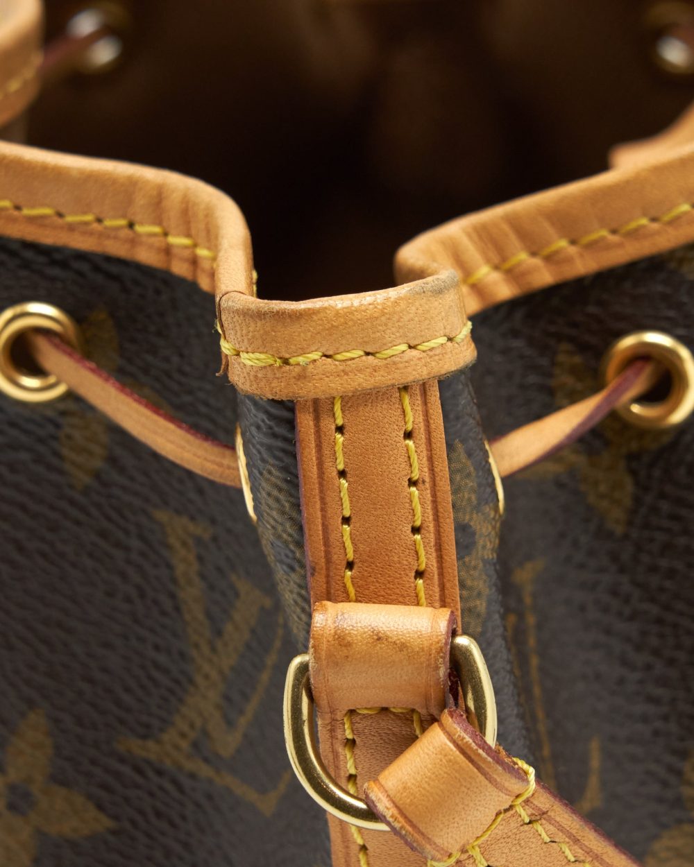 AAA Replica Louis Vuitton LV NANO NOE MONOGRAM CANVAS GHW