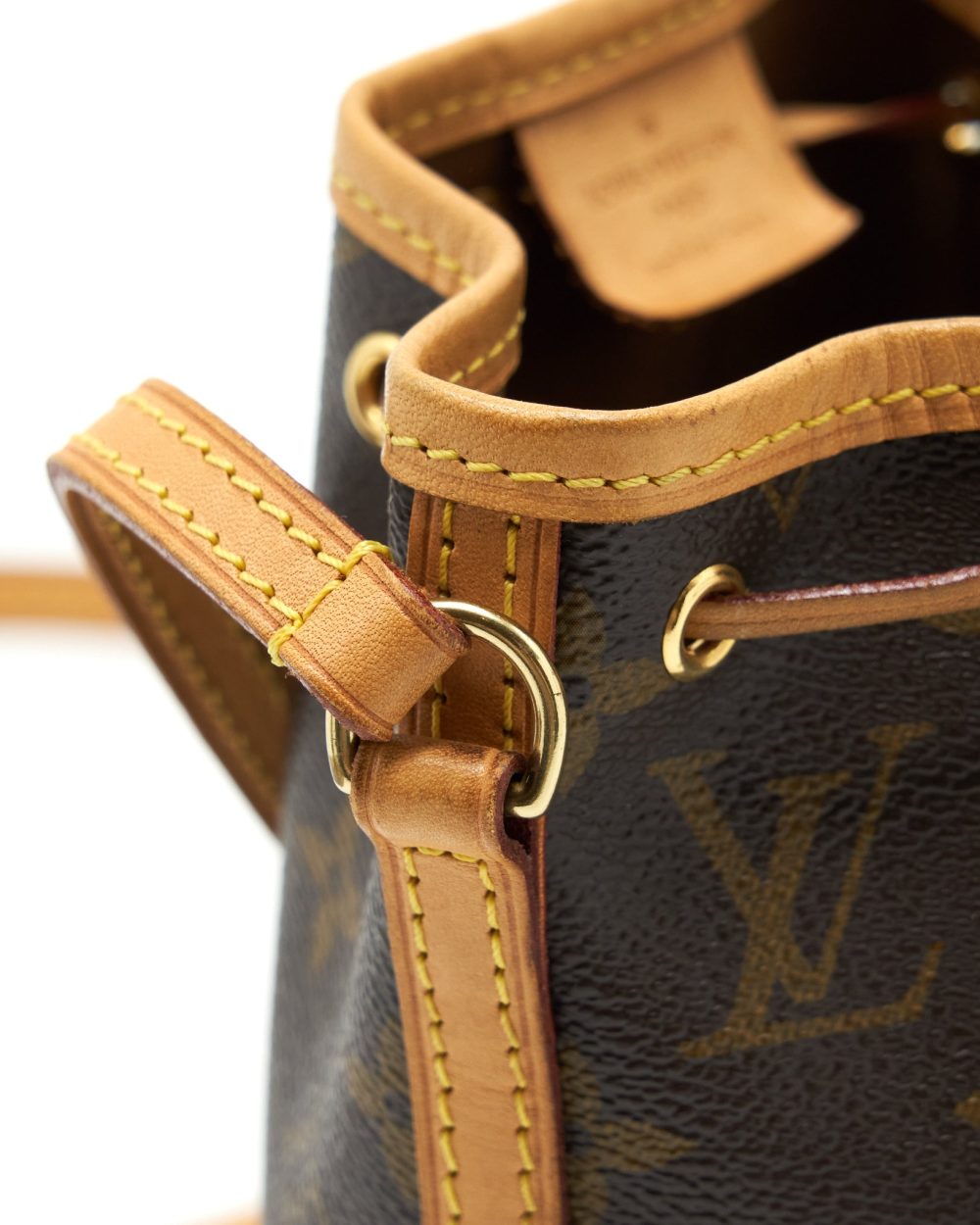 AAA Replica Louis Vuitton LV NANO NOE MONOGRAM CANVAS GHW