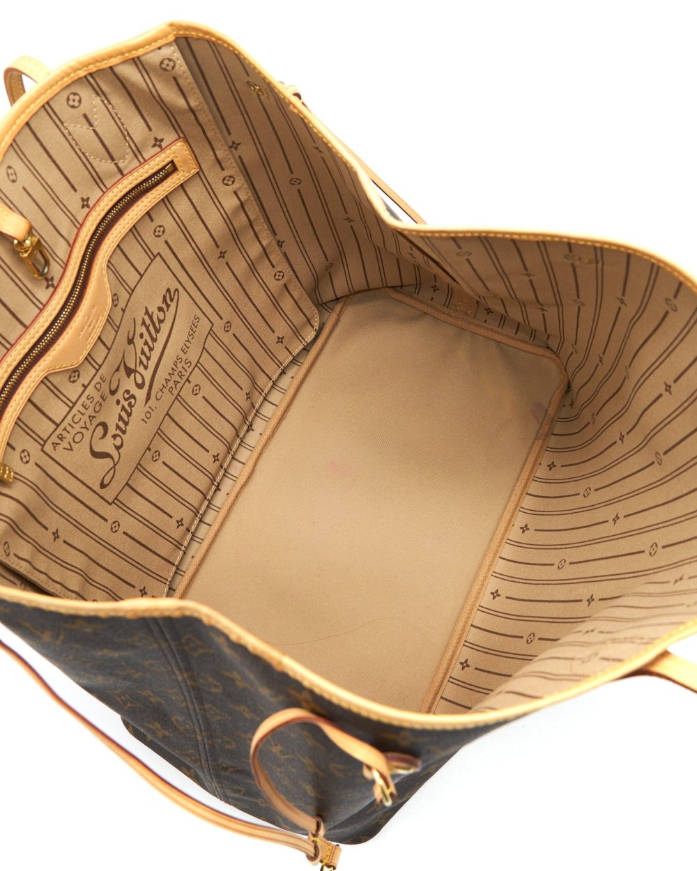 AAA Replica Louis Vuitton LV NEVERFULL GM MONOGRAM CANVAS( SMALL POUCH MISSING)