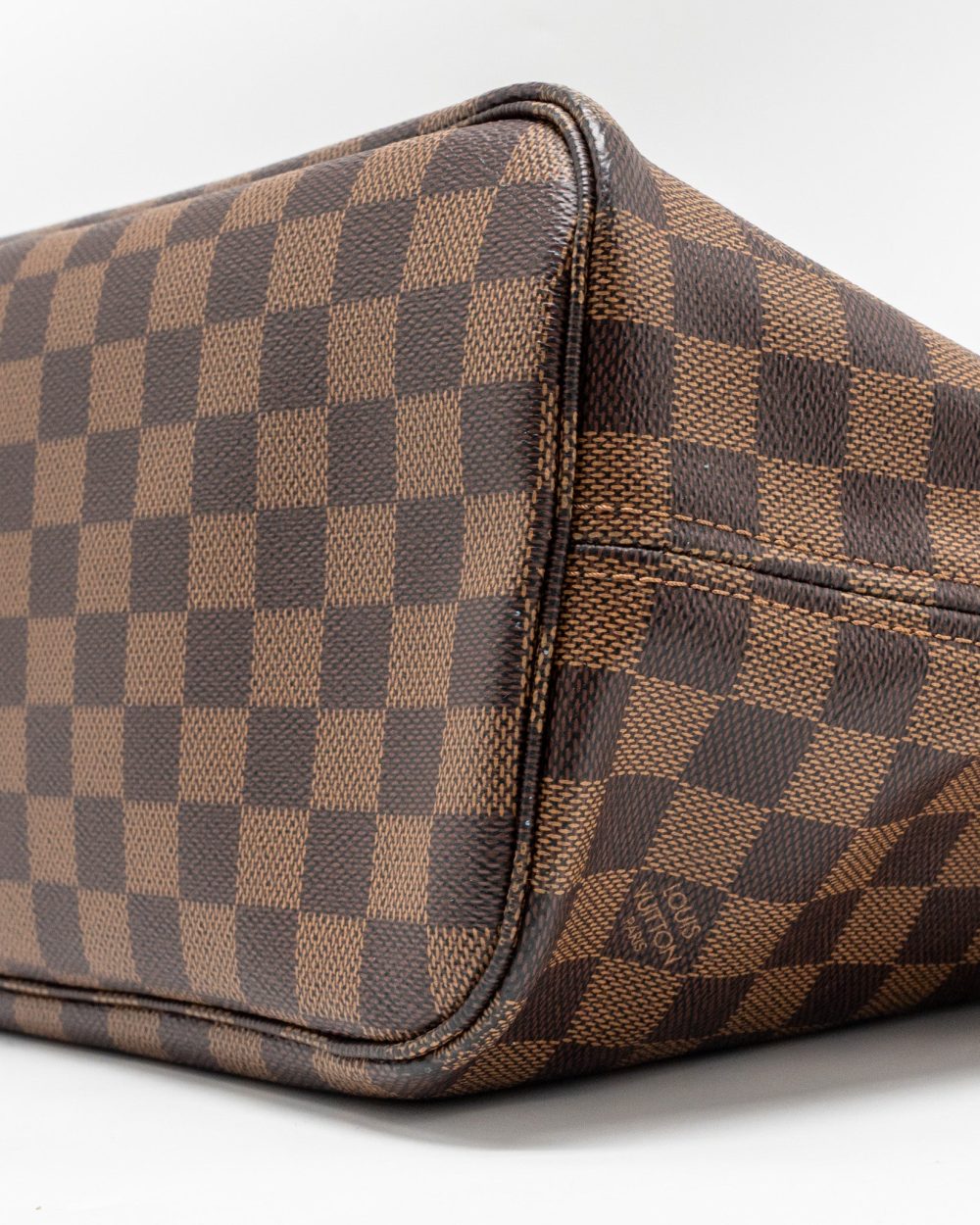 AAA Replica Louis Vuitton LV NEVERFULL MM DAMIER EBENE CANVAS GHW