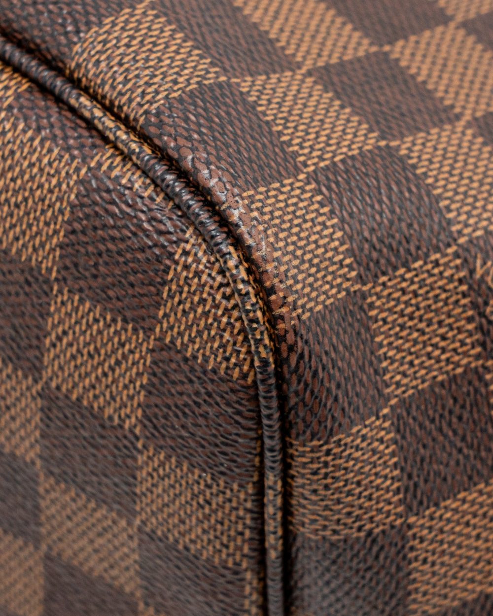 AAA Replica Louis Vuitton LV NEVERFULL MM DAMIER EBENE CANVAS GHW