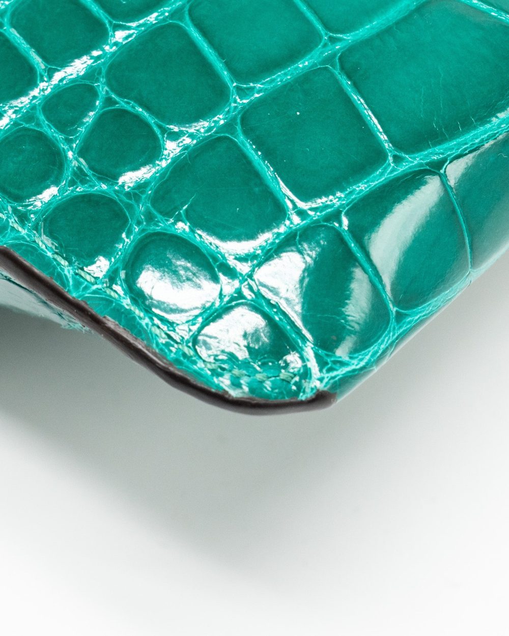AAA Replica Louis Vuitton LV PADLOCK ON STRAP CROCODILE BRILLANT GREEN GHW