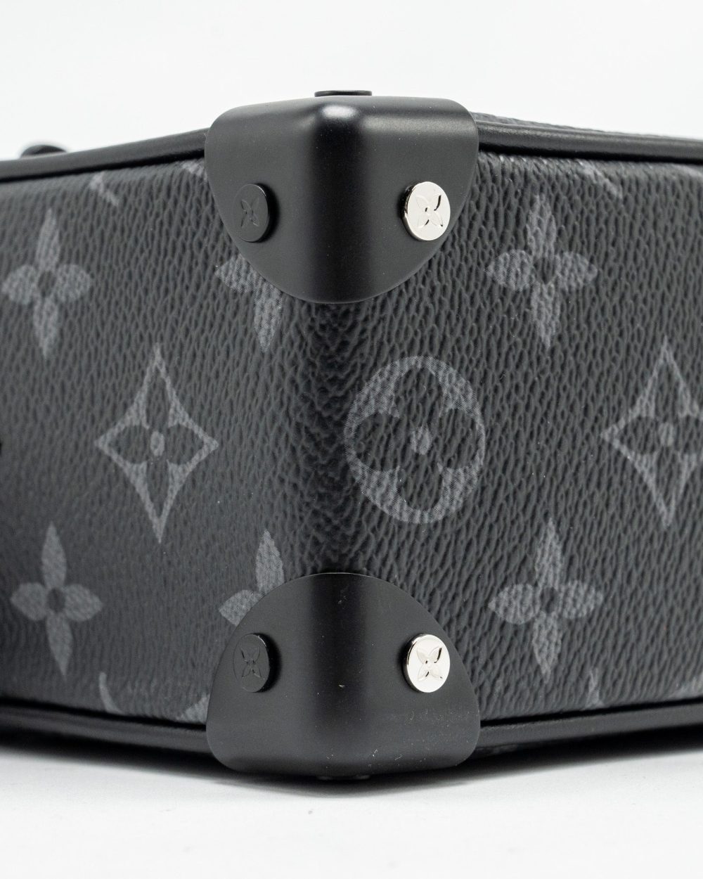 AAA Replica Louis Vuitton LV MINI SOFT TRUNK MONOGRAM ECLIPSE CANVAS BLACK HARDWARE