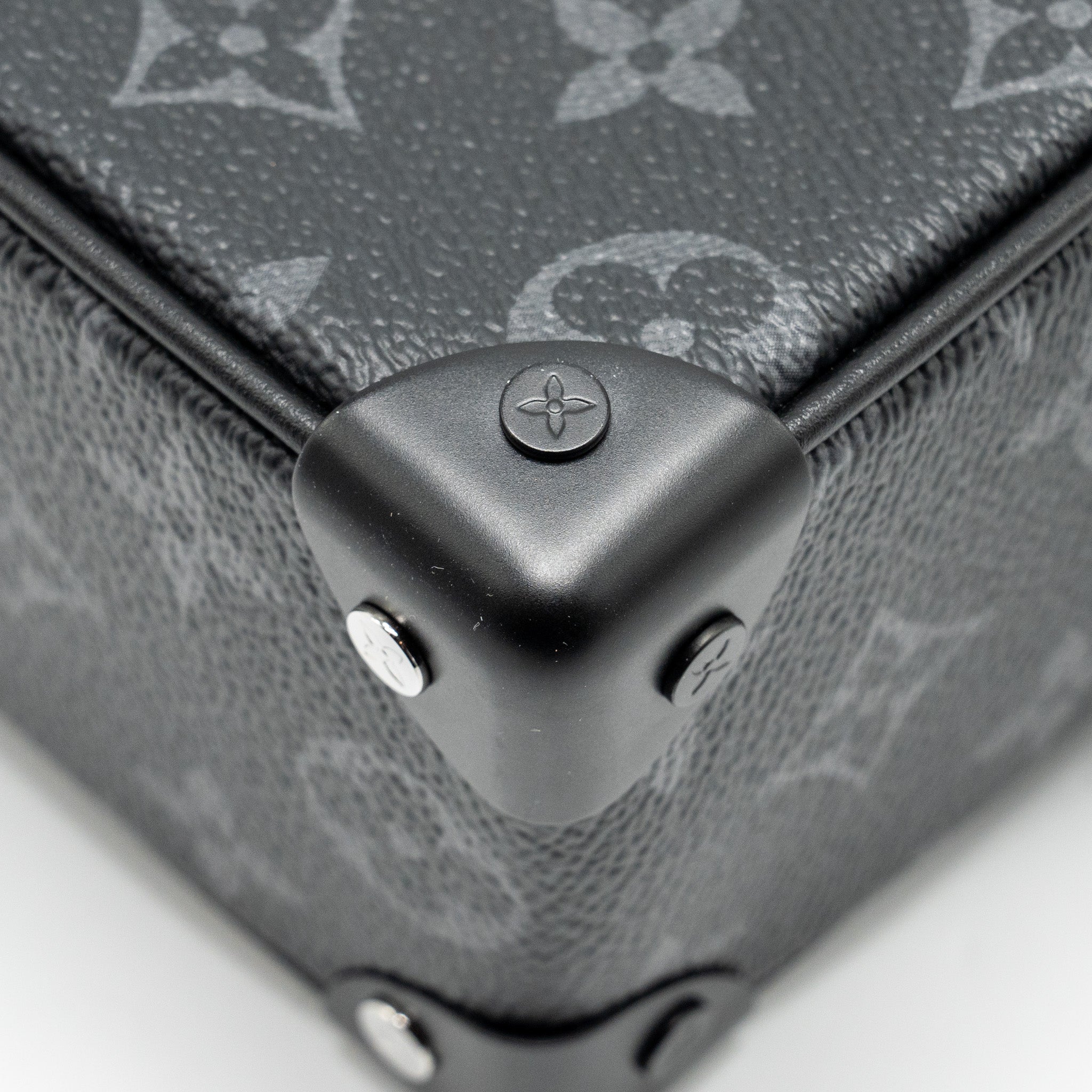 AAA Replica Louis Vuitton LV MINI SOFT TRUNK MONOGRAM ECLIPSE CANVAS BLACK HARDWARE
