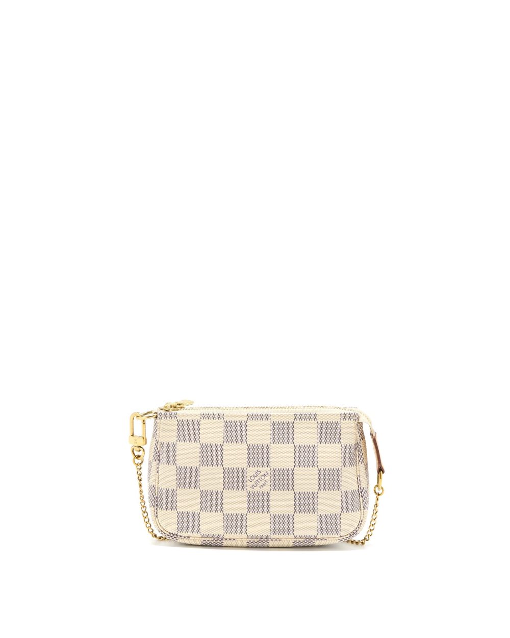 AAA Replica Louis Vuitton LV MINI POCHETTE DAMIER AZUR CANVAS GHW