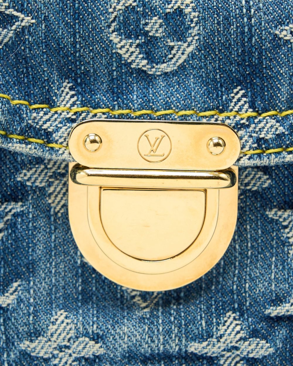 AAA Replica Louis Vuitton LV BUGGY BAG MONOGRAM DENIM GHW