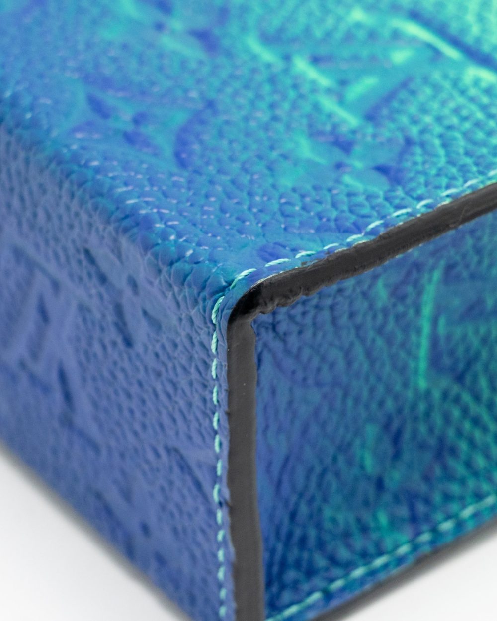 AAA Replica Louis Vuitton LV PETIT SAC PLAT XS VIRGIL ABLOH TAURILLON ILLUSION BLUE/GREEN SHW